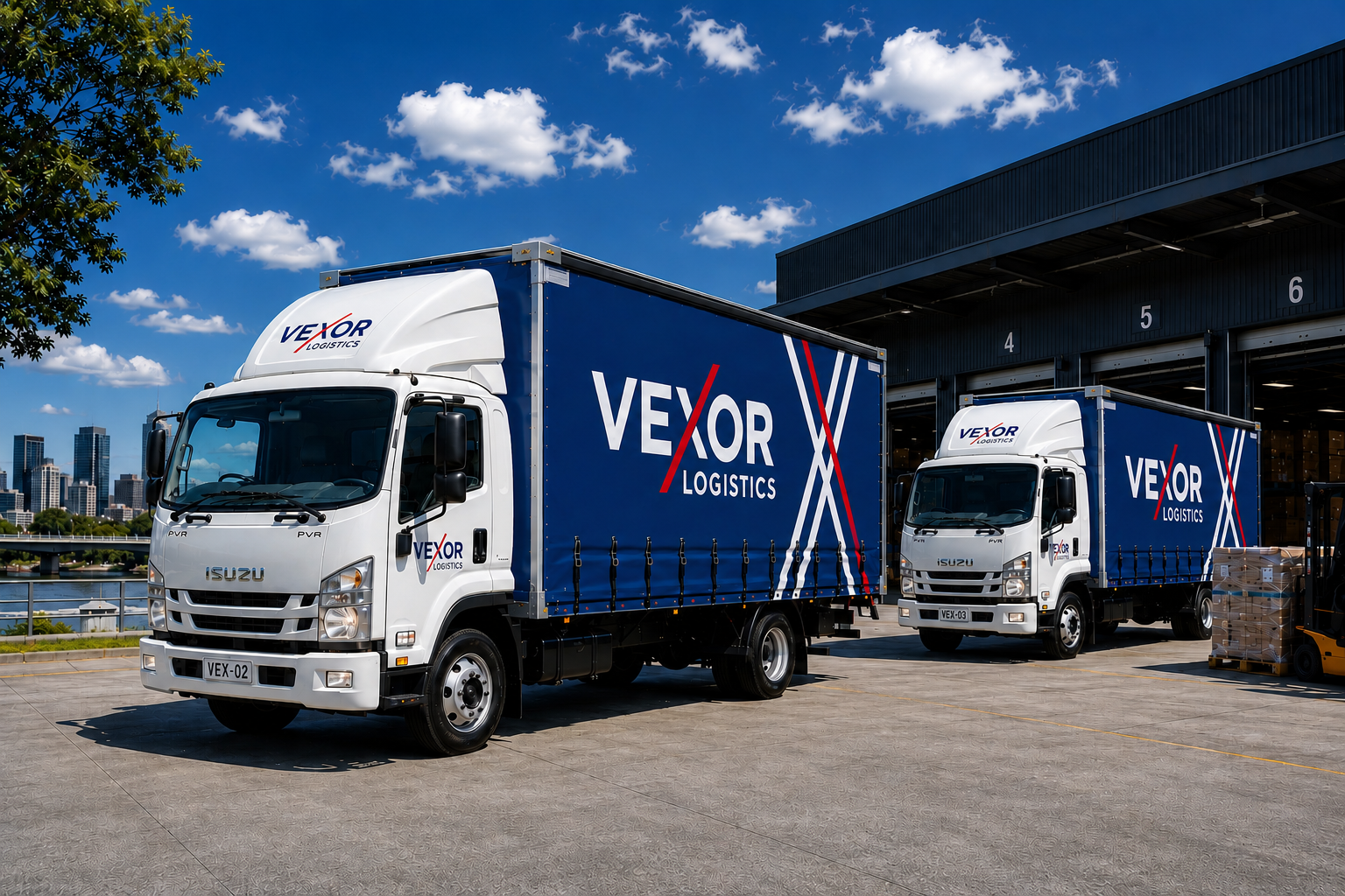 Vexor Logistics rigid truck